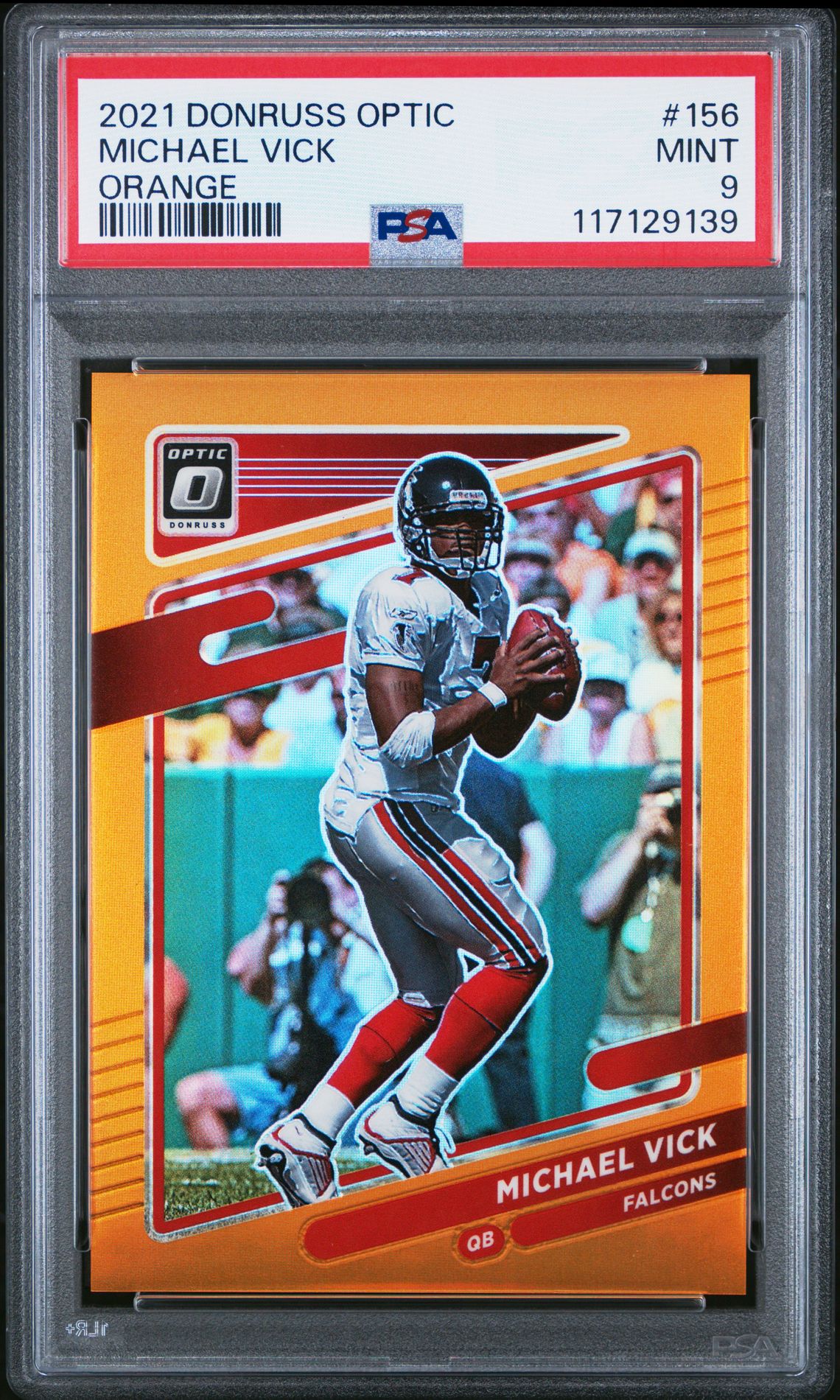 2021 Panini PANINI DONRUSS OPTIC ORANGE #156 Michael Vick front