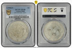 (1908)34 $1 LM-465 Cld. Conn. XF40