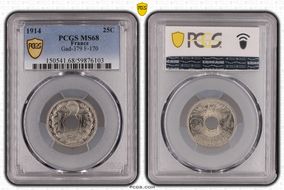 1914 25C Gad-379 F-170 MS68