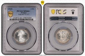 1919 1 Fr Gad-467 F-217 MS66+