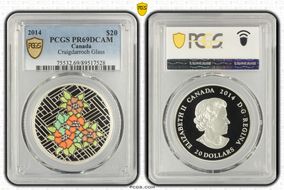 2014 $20 Craigdarroch Glass PR69DCAM