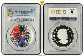 2014 $20 Superman Annual #1 PR69DCAM