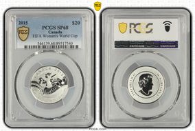 2015 $20 FIFA Women's World Cup SP68