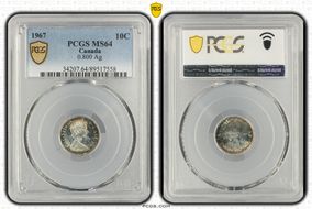 1967 10C 0.800 Ag MS64