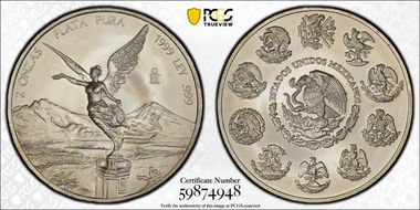 1999-Mo 2 Onza Libertad Ag MS67
