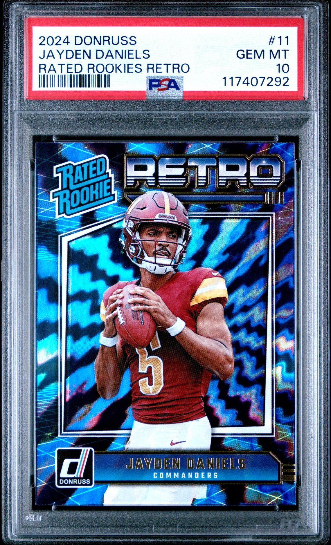 2024 Panini PANINI DONRUSS RATED ROOKIES RETRO #11 Jayden Daniels front