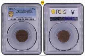 1894-A 2 Pfg KM-2 MS65BN