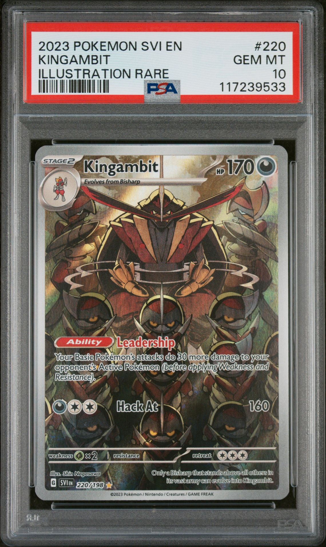 Violet Number Seven GalaxyGrails.io | 2023 Pokemon Svi EN-Scarlet & Violet #220 Kingambit ...