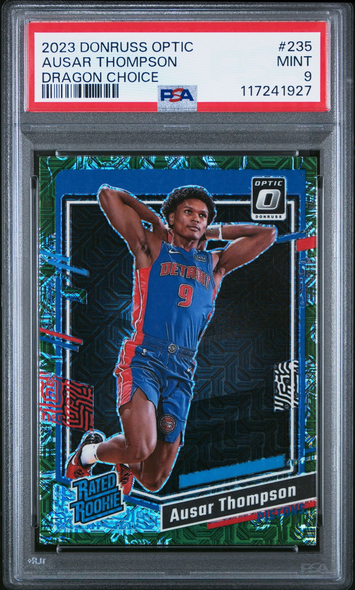 2023 Donruss Optic DRAGON CHOICE #235 Ausar Thompson front