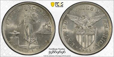 1921 50C AU58