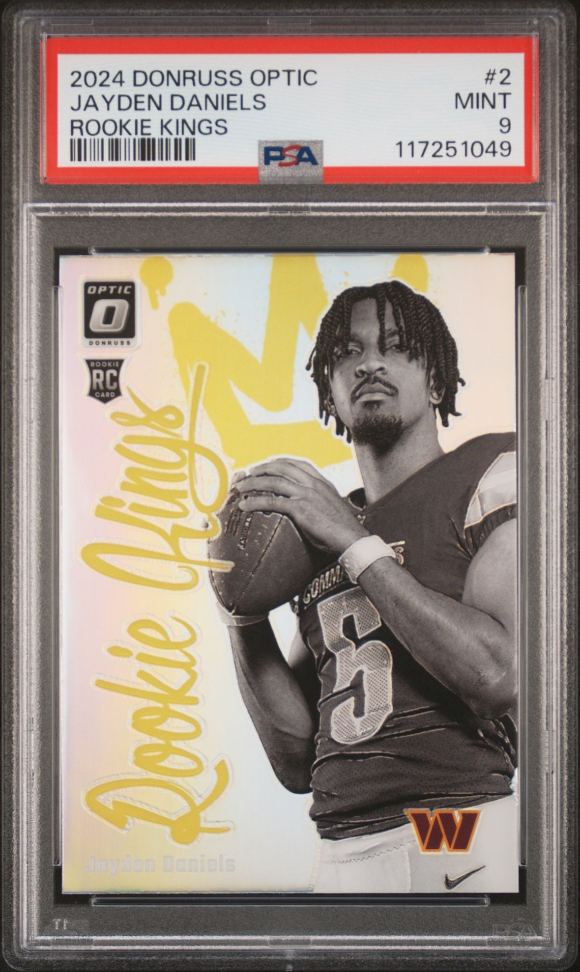 2024 Panini Donruss Optic Rookie Kings Jayden Daniels #2 Mint 9 front