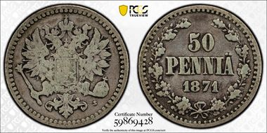 1871-S 50 Pen F15