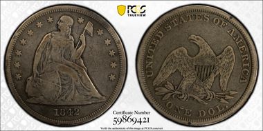 1842 $1 F12