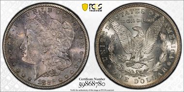 1882-S $1 MS62
