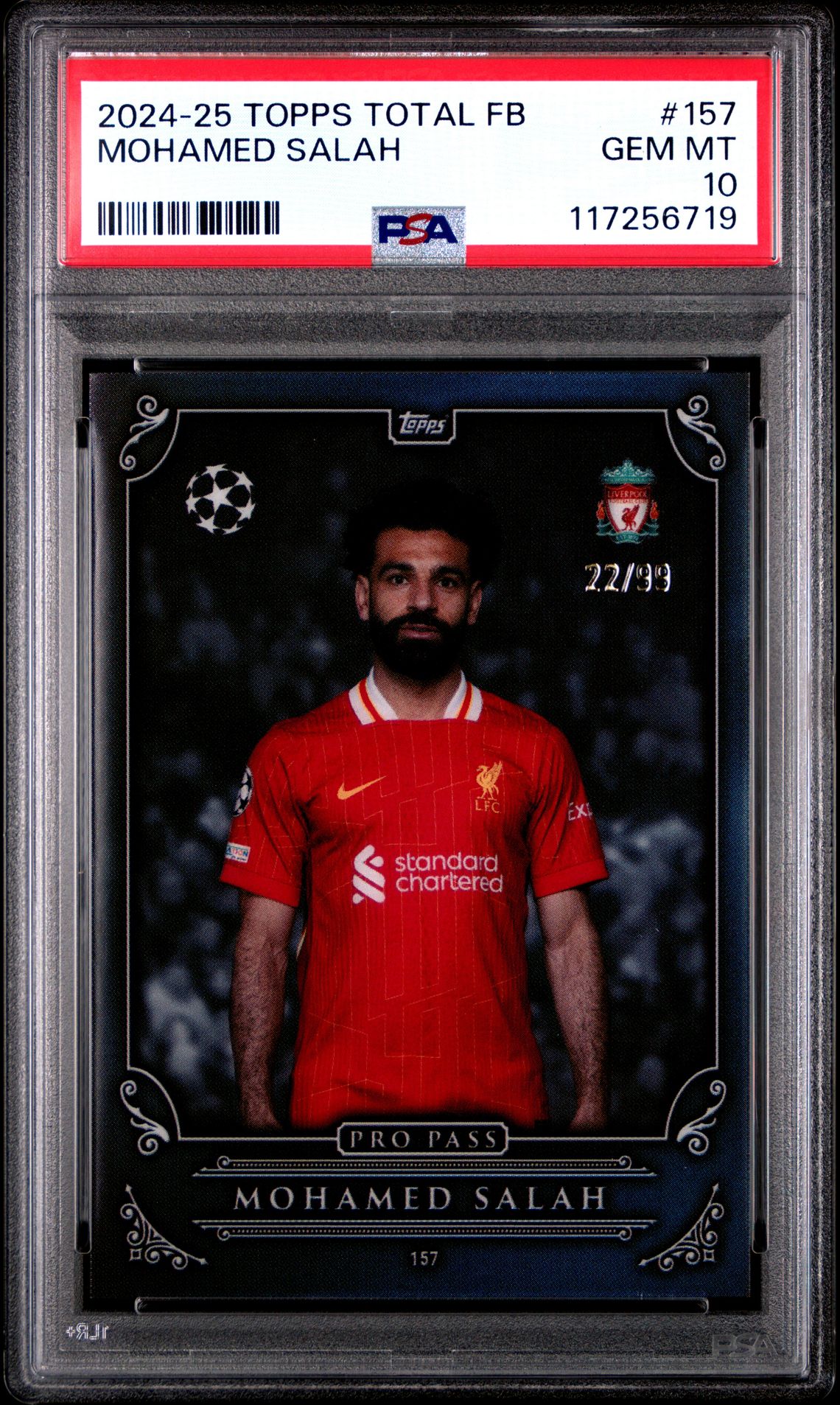 2024-25 Topps TOPPS TOTAL FOOTBALL Mohamed Salah front