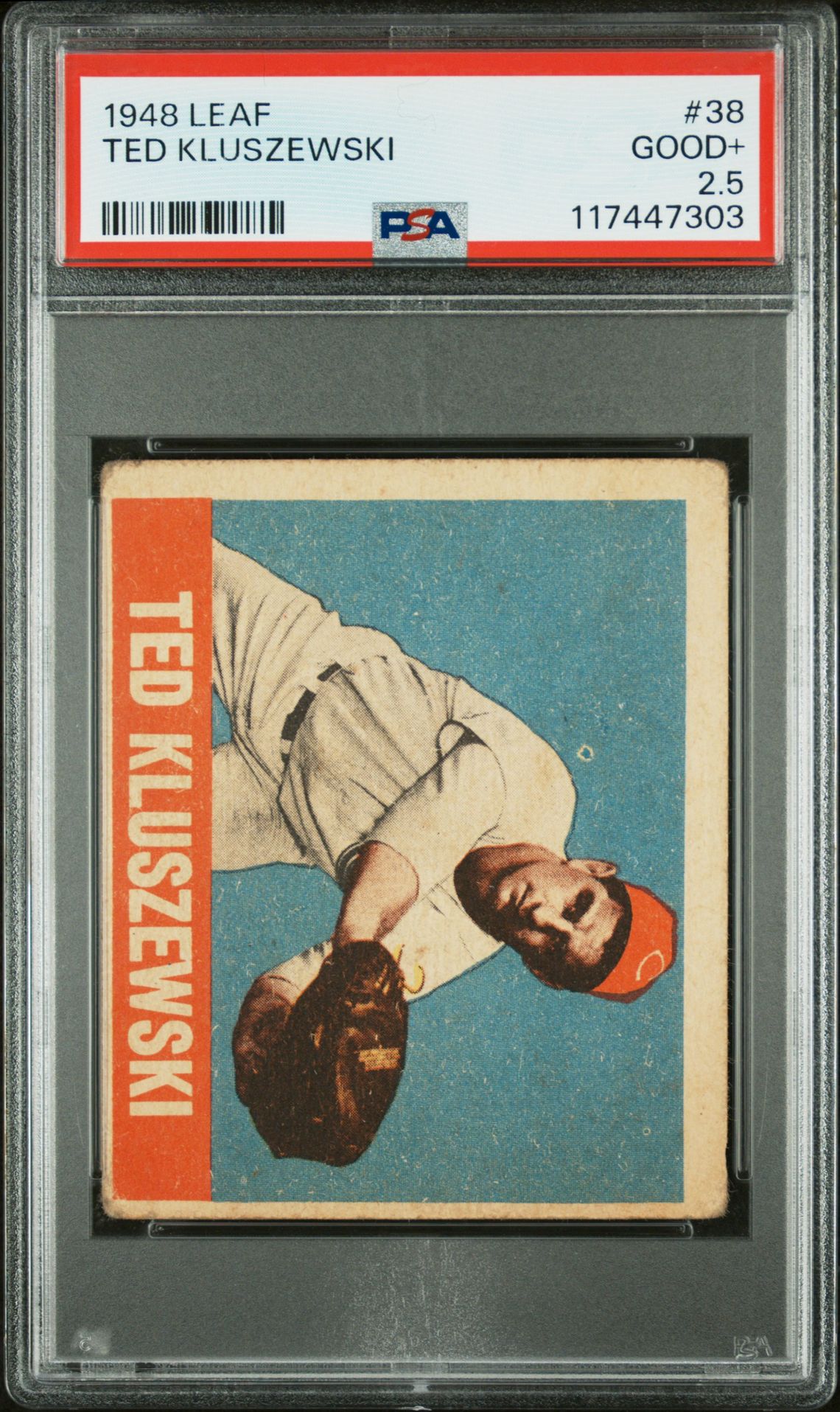 1948 Leaf Ted Kluszewski #38 Good+ 2.5 front