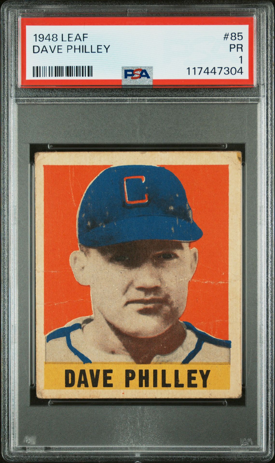 1948 Leaf Dave Philley #85 Pr 1 front