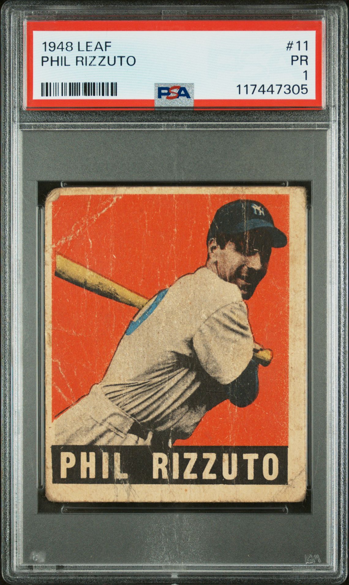 1948 Leaf Phil Rizzuto #11 Pr 1 front