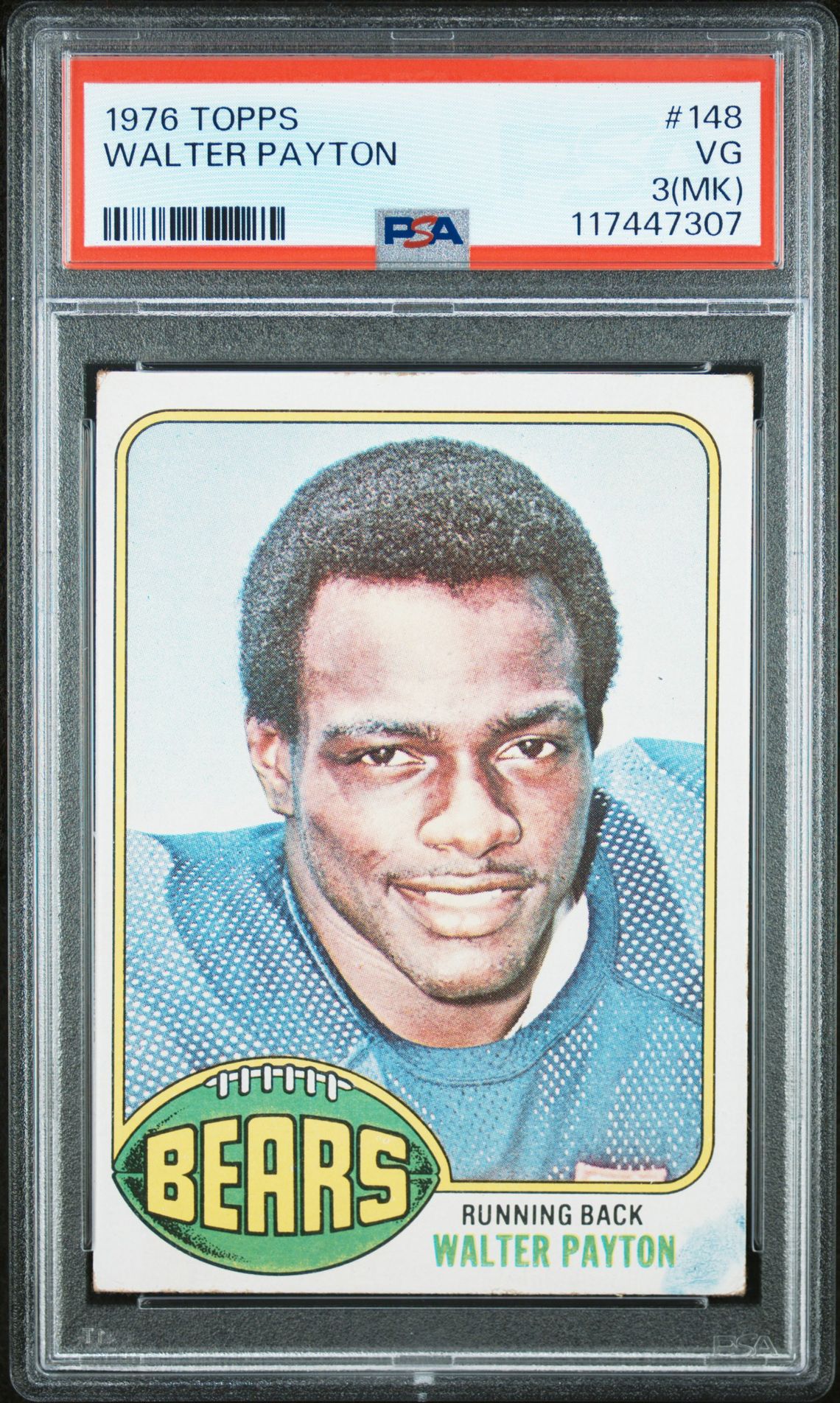 1976 Topps Walter Payton #148 Vg 3 (Mk) front