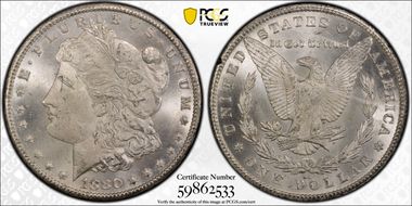 1880-CC $1 VAM 6 8/7 Low 7 GSA Hoard MS64+