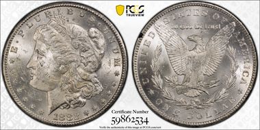 1882-CC $1 GSA Hoard MS63