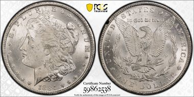 1884-CC $1 GSA Hoard MS64