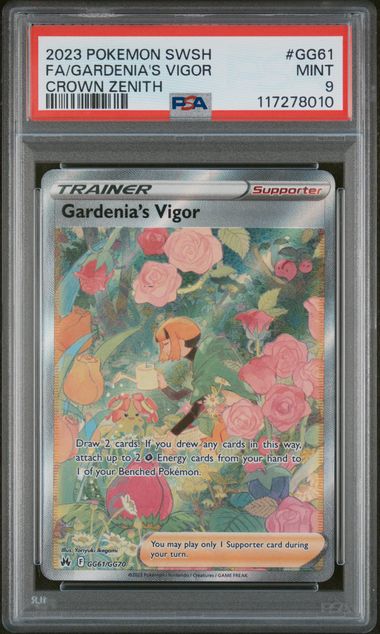 2023 Pokemon Crown Zenith CROWN ZENITH #GG61 Gardenia's Vigor front