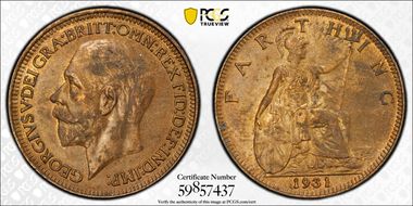 1931 1/4D S-4061 AU58BN