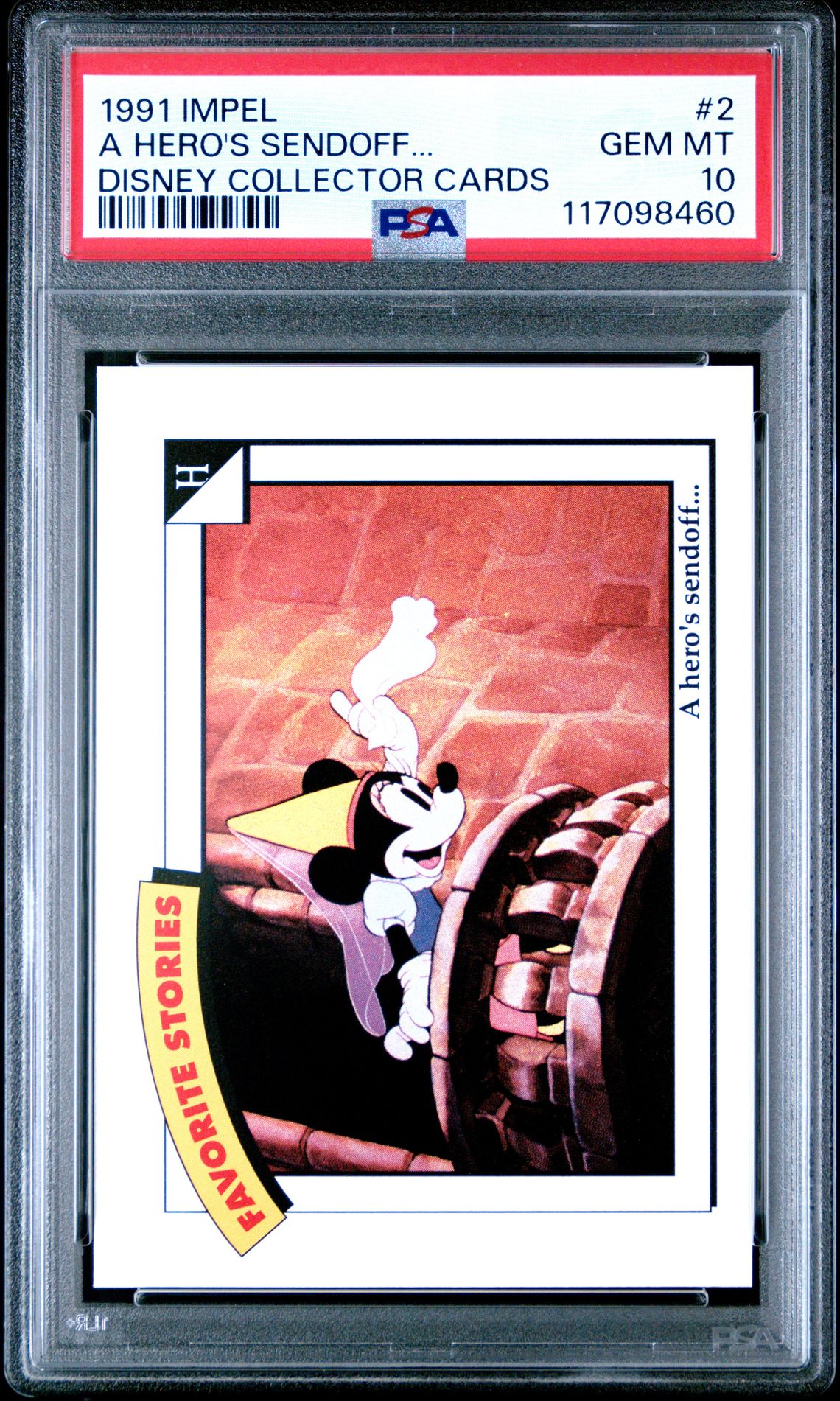 1991 Impel IMPEL DISNEY COLLECTOR CARDS #2 A Hero's Sendoff... front