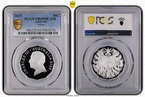 2025 50C Silver PR69DCAM