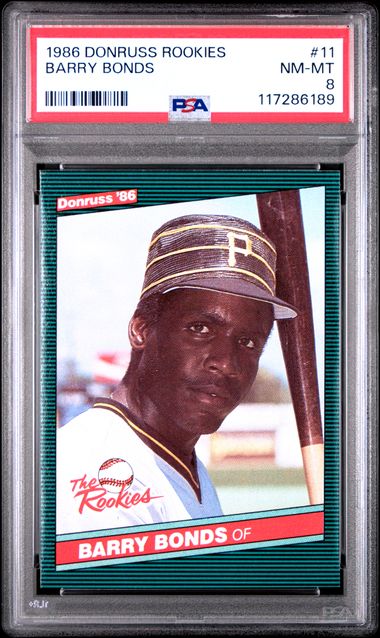 1986 Donruss #11 Barry Bonds front