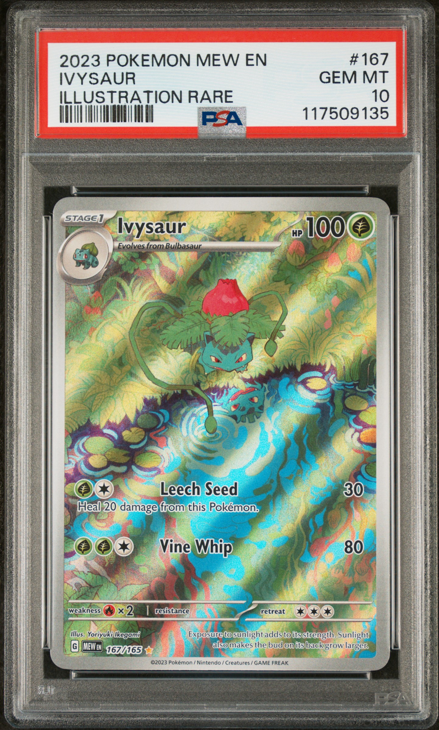 2023 #167 Ivysaur PSA 10 Mew EN-151
