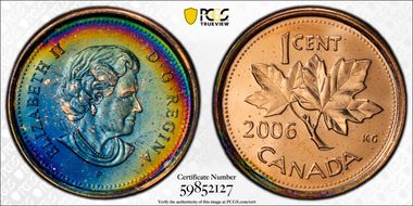 2006 1C Copper Plated Zinc N1BN