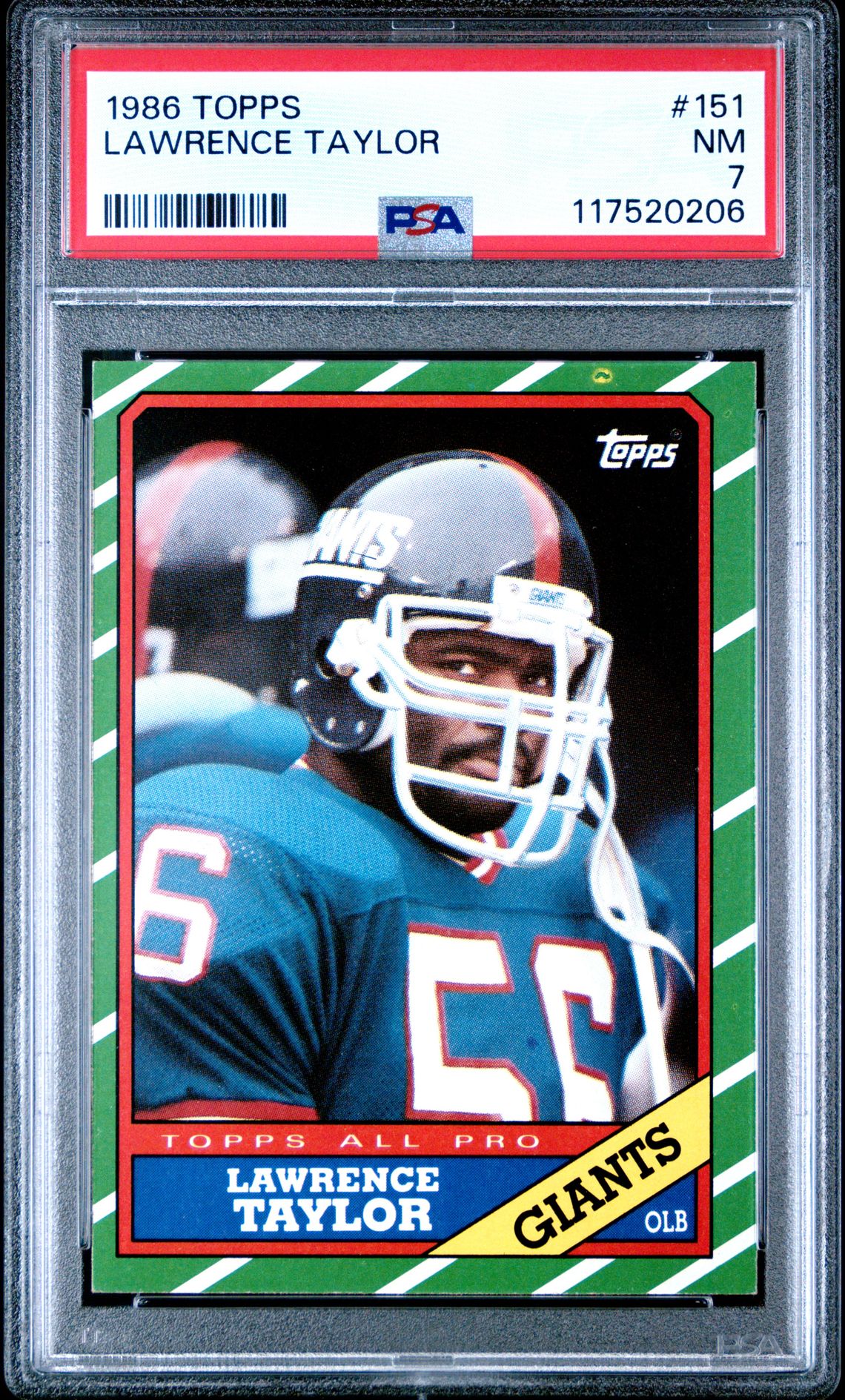 1986 Topps TOPPS #151 Lawrence Taylor front