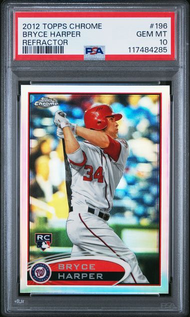 2012 Topps Refractor #196 Bryce Harper front