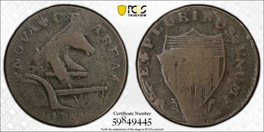 1788 NJ 1/2P Fox Before Legend, Maris 77-dd F12BN