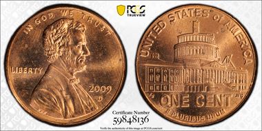2009-D 1C Lincoln-Presidency MS65RD