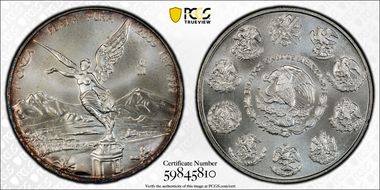 2009-Mo Onza Libertad Ag MS68