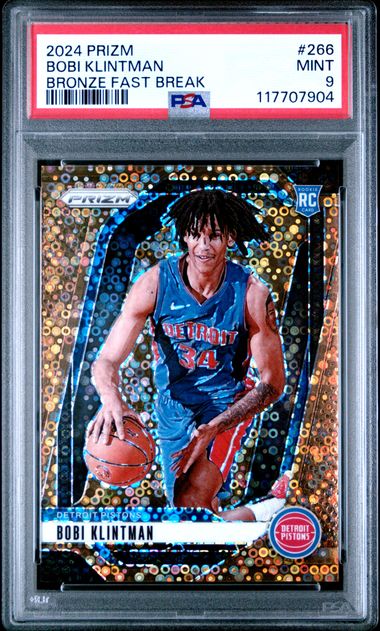 2024 Panini Prizm Fast Break #266 Bobi Klintman Bronze front