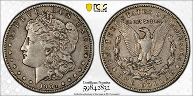 1904-S $1 XF40