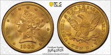 1902-S $10 MS65
