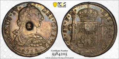 (1797) $1 S-3765A KM-632 C/M on Mex 8R AU50