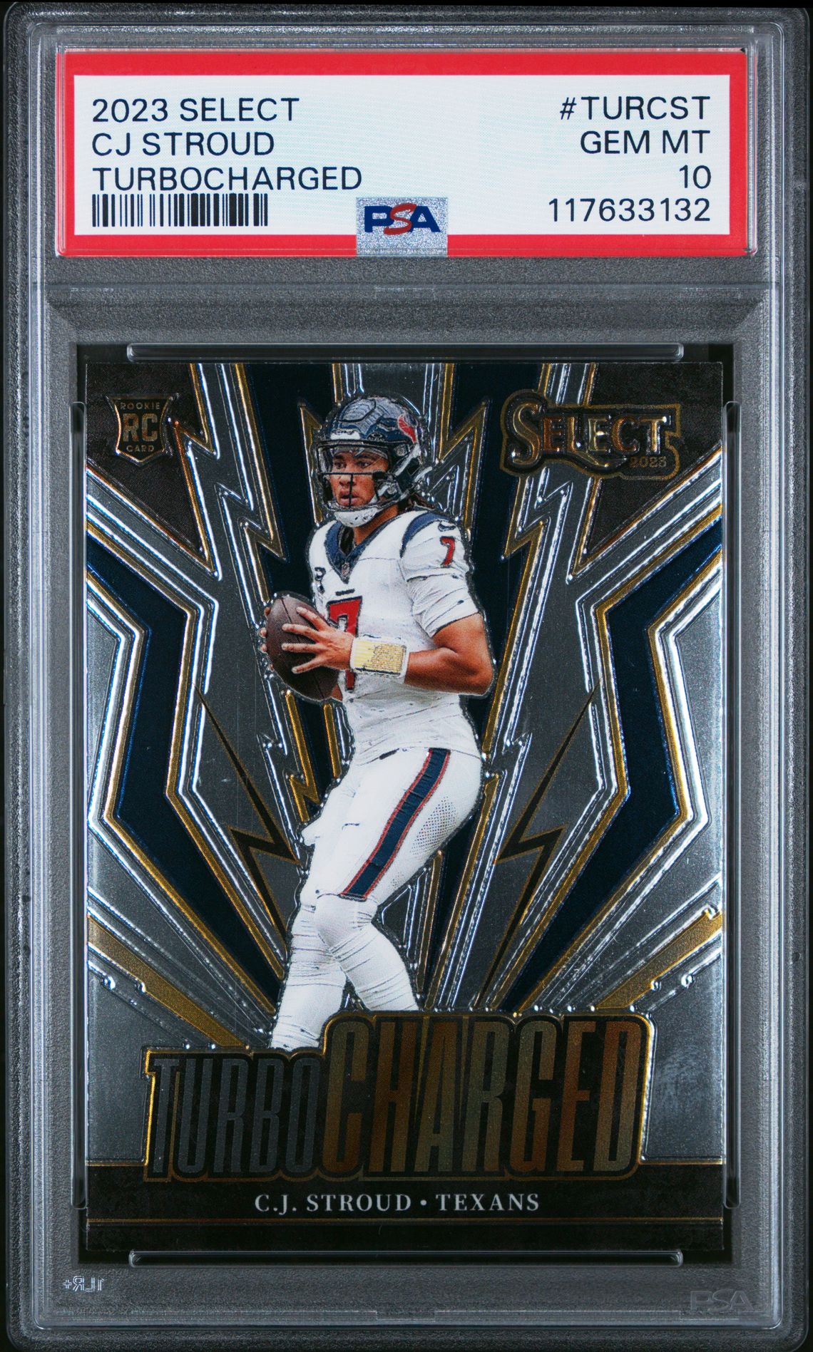 2023 Panini Select Turbocharged Cj Stroud #Turcst Gem Mt 10 front