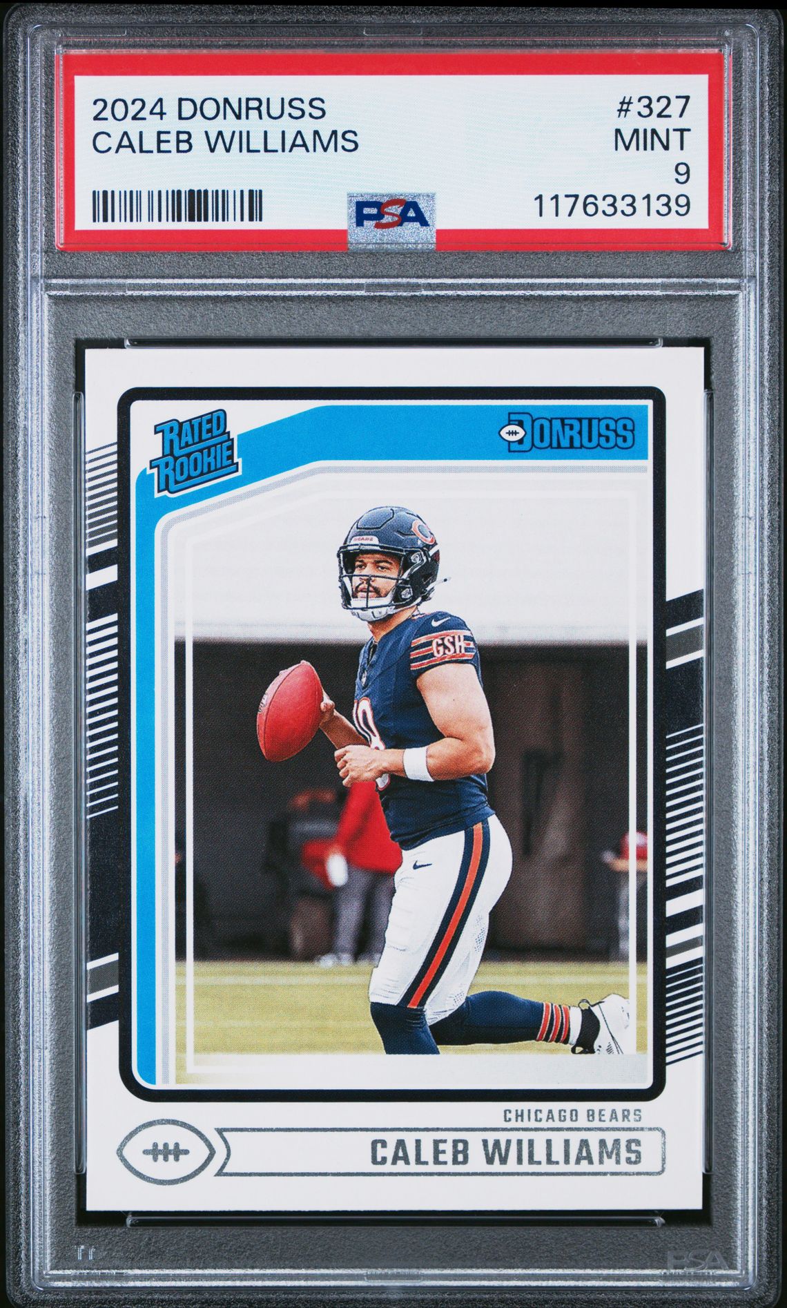 2024 Panini Donruss Caleb Williams #327 Mint 9 front