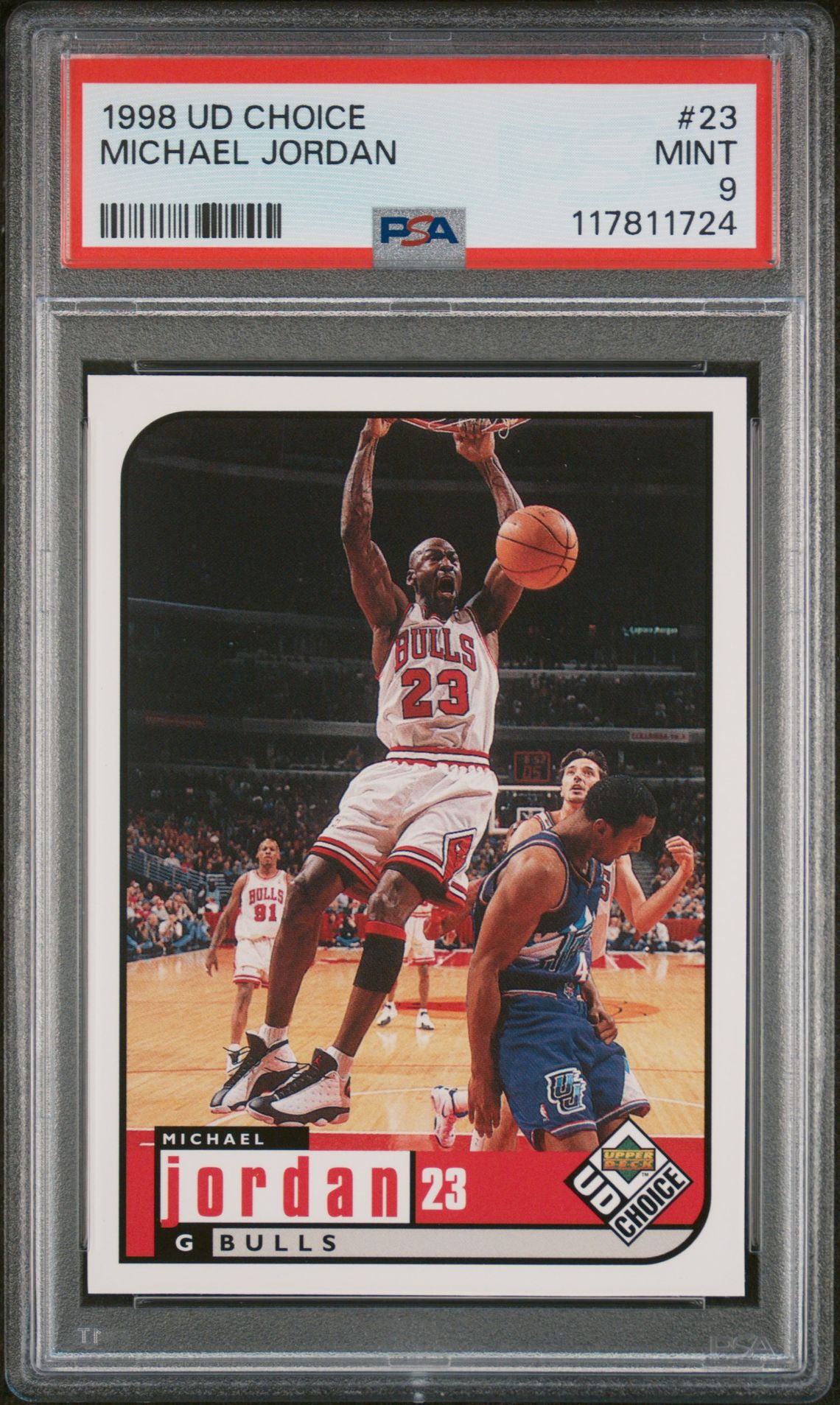 1998 Ud Choice Michael Jordan #23 Mint 9 front