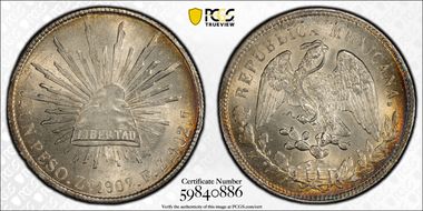 1902-Zs FZ Peso KM-409.3 MS63