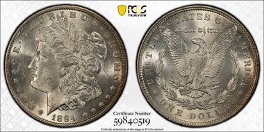1894 $1 MS63