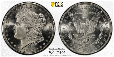 1880-S $1 MS67
