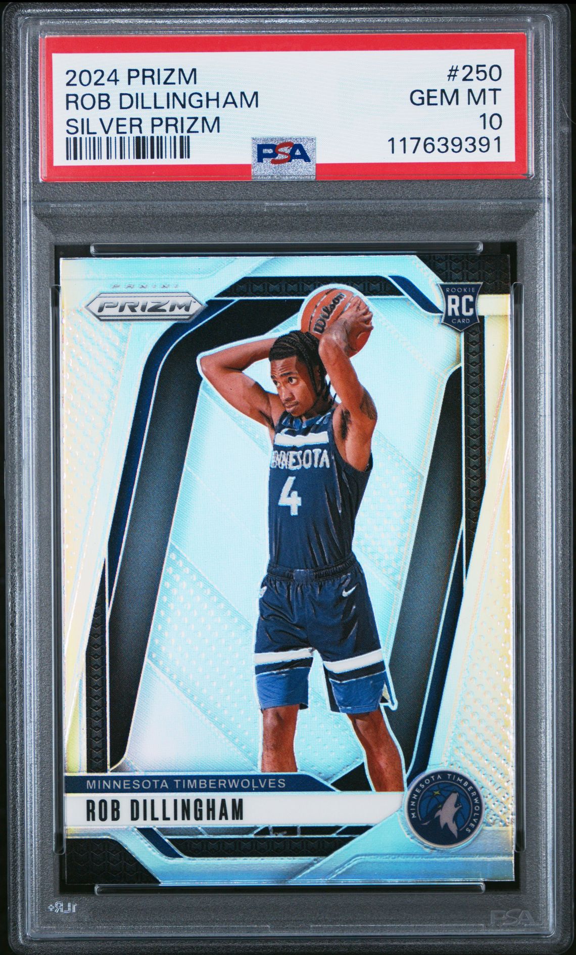 2024 Panini PANINI PRIZM SILVER PRIZM #250 Rob Dillingham front