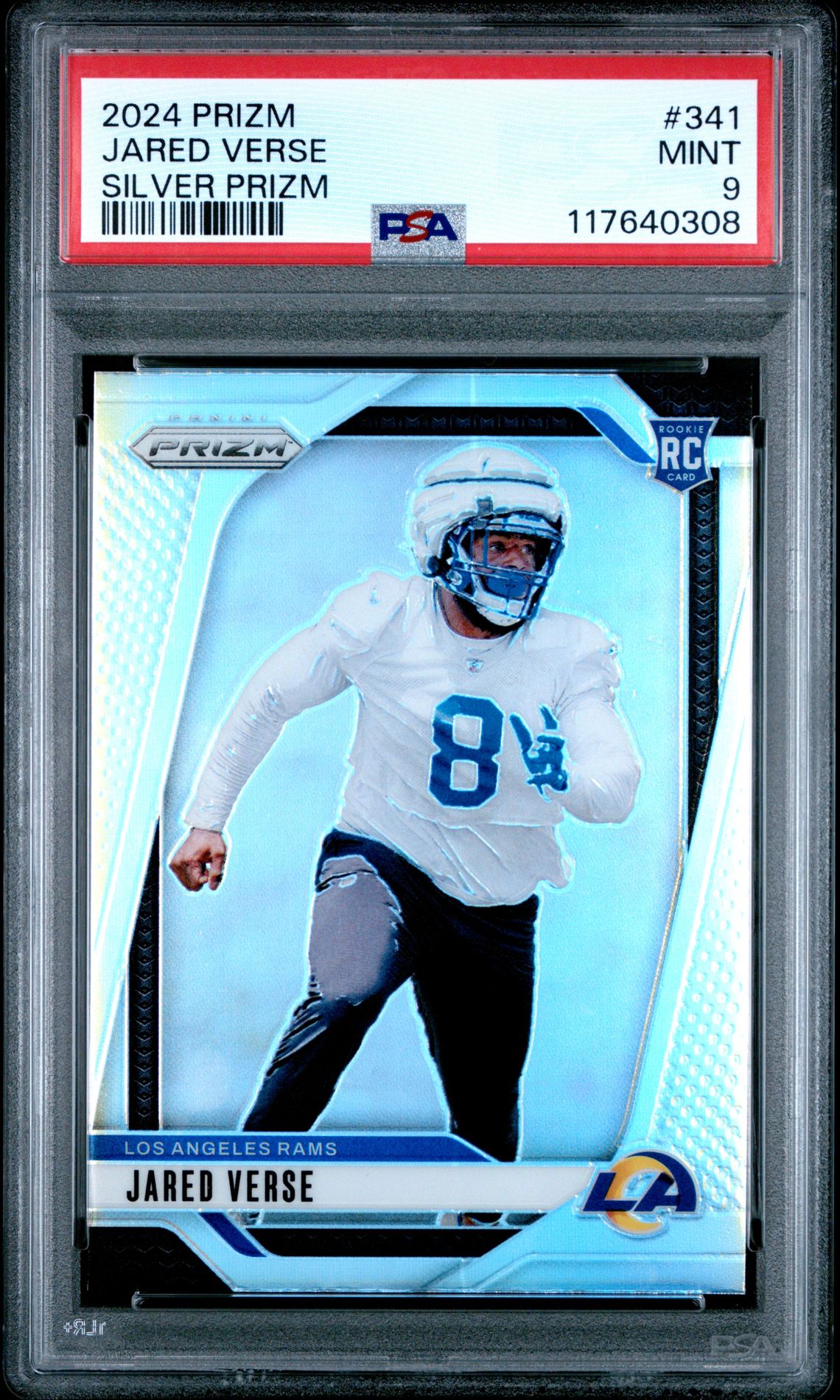 2024 Panini Prizm Jared Verse #341 (Silver Prizm) Mint 9 front